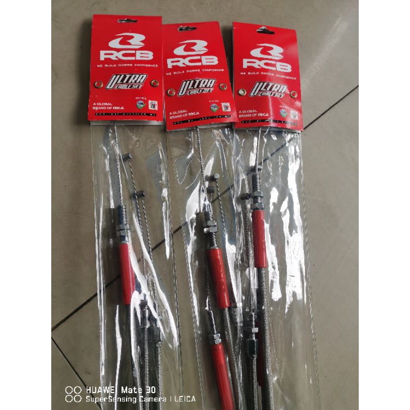 RCB ULTRA CABLE SET - THROTTLE AND CLUTCH CABLE FOR SNIPER 150/155 ...