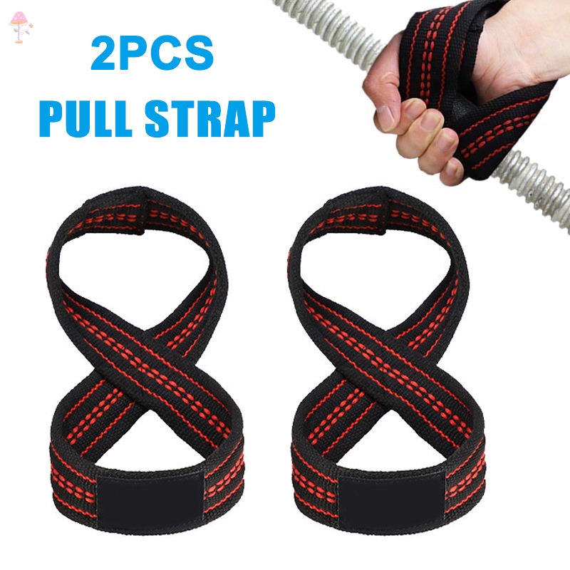 2PCS Weight Lifting Straps with Wrist Support Weightlifting Wrist Straps  for Men and Women Gym Workout Straps for Weights Dead Lifting Exercise