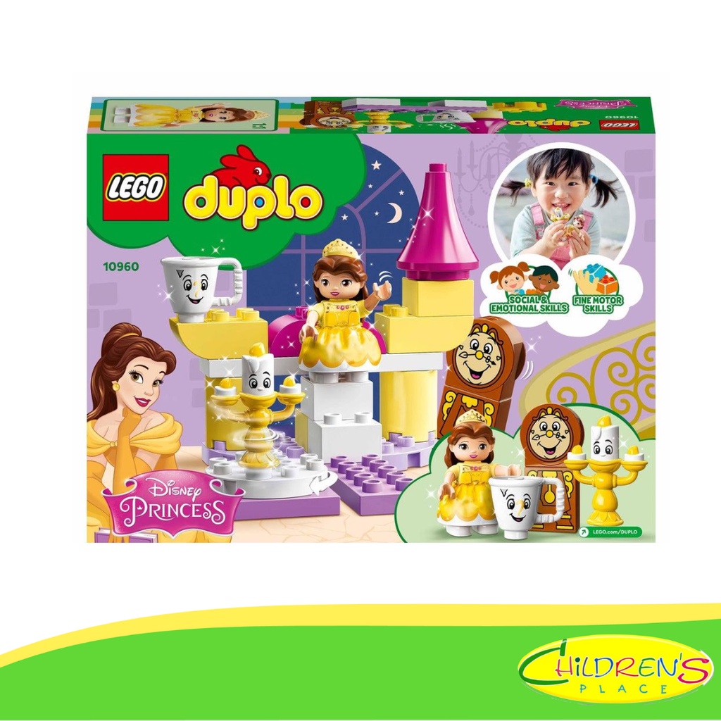 LEGO 10960 DUPLO Disney Princess Belle s Ballroom Castle Beauty and The Beast Set Toy for Toddlers Shopee Philippines