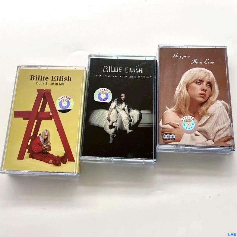 Z01 磁带 英文歌比莉艾利什 Billie Eilish 卡带三盘 Brand New Sealed 3 Cassette Tape 收藏