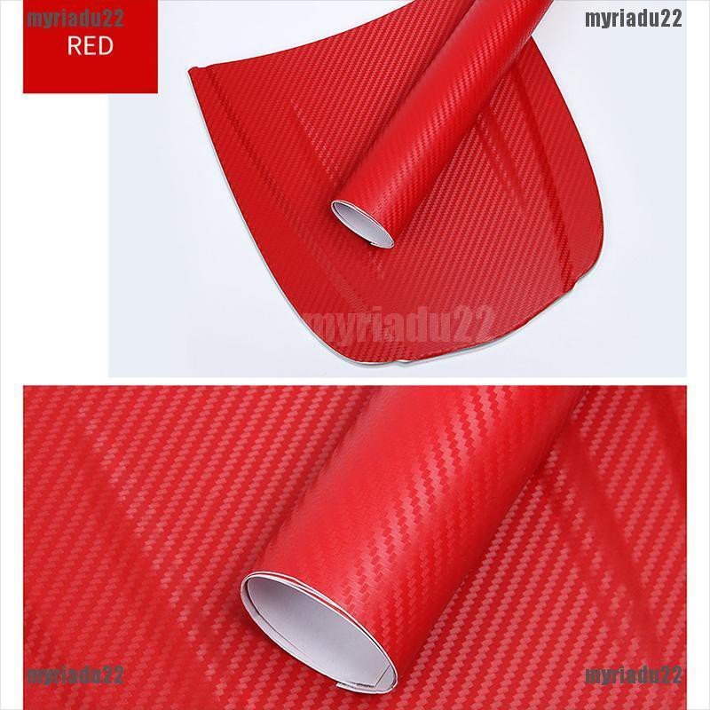 【MYRIA】 3D Carbon Fiber Vinyl Car Wrap Sheet Roll Film Sticker Decal ...
