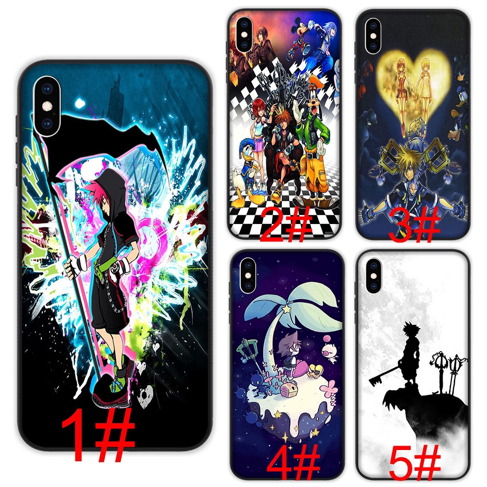 Soft Phone Case iPhone XS Max XR X 7 8 6 6S Plus 5 5S SE Kingdom Hearts ...