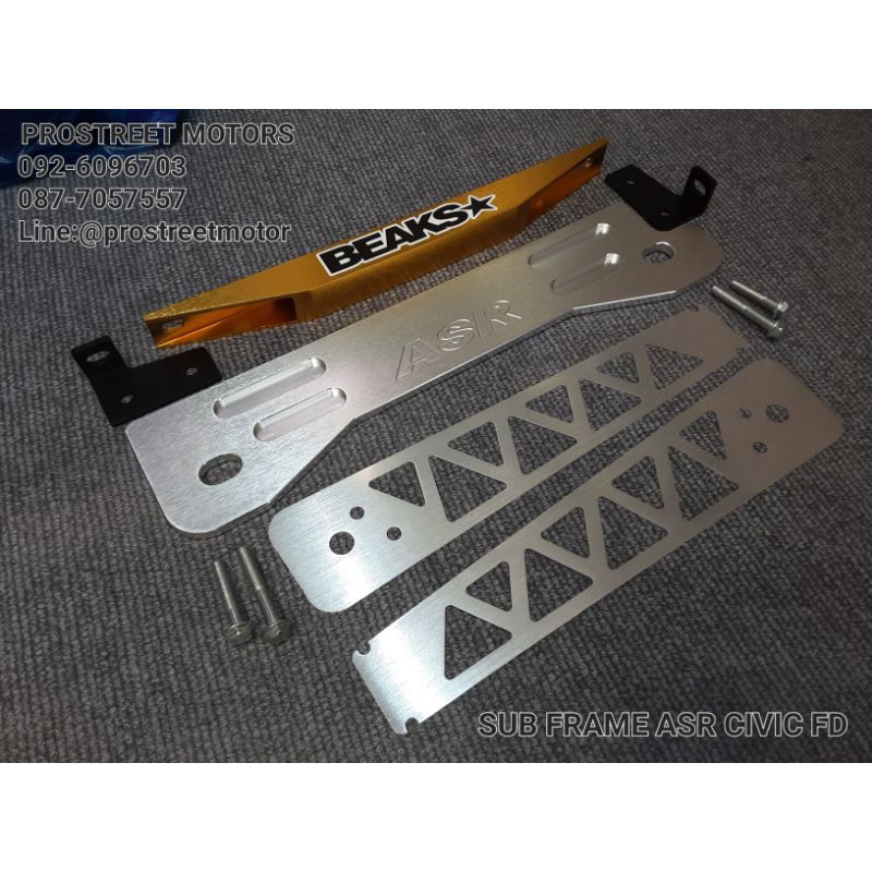 ASR Subframe Straight Wing Model Honda Civic FB FD Bottom Bracket beaks ...
