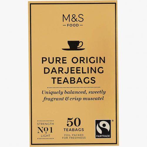 M&S Pure Origin Darjeeling Tea - 50 teabags | Shopee Philippines