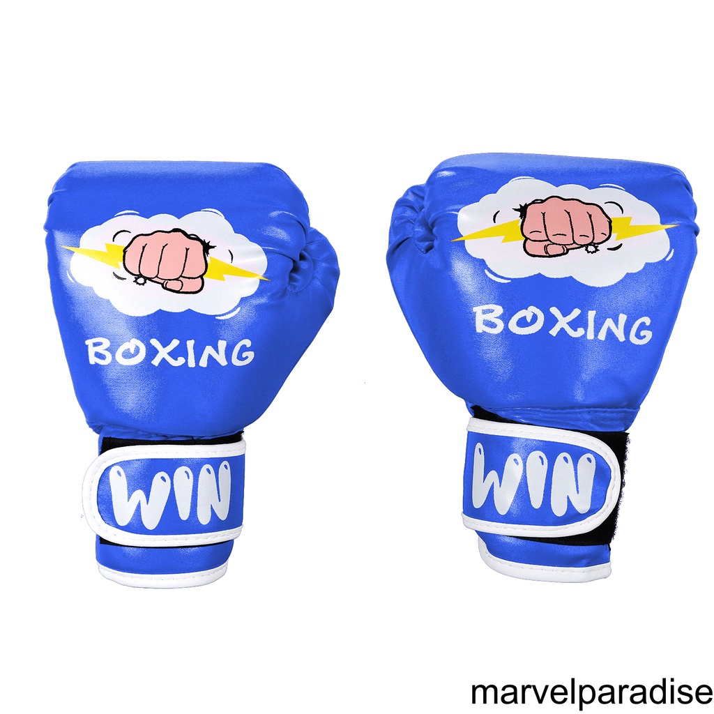 [MAPDE] Kickboxing Gloves PU Leather Muay Thai Gloves for Children