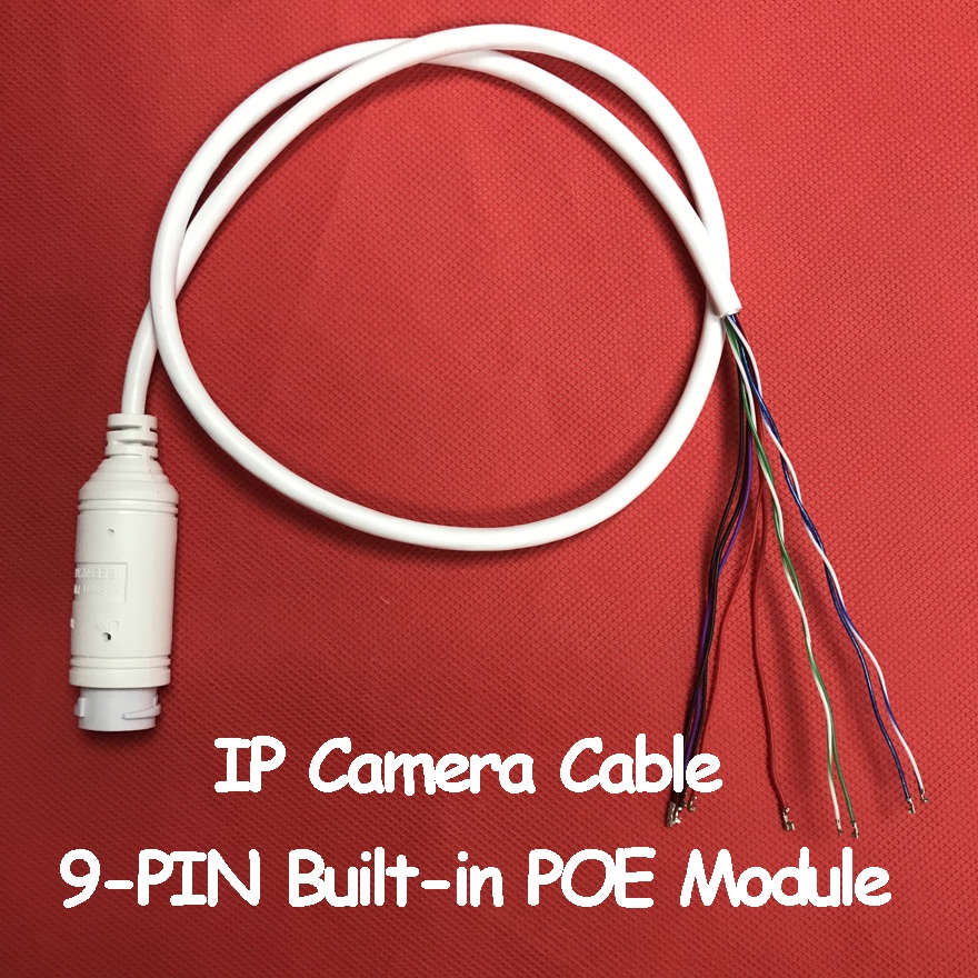 Builtin 48V POE Module CCTV Cable LAN video Power over Lan