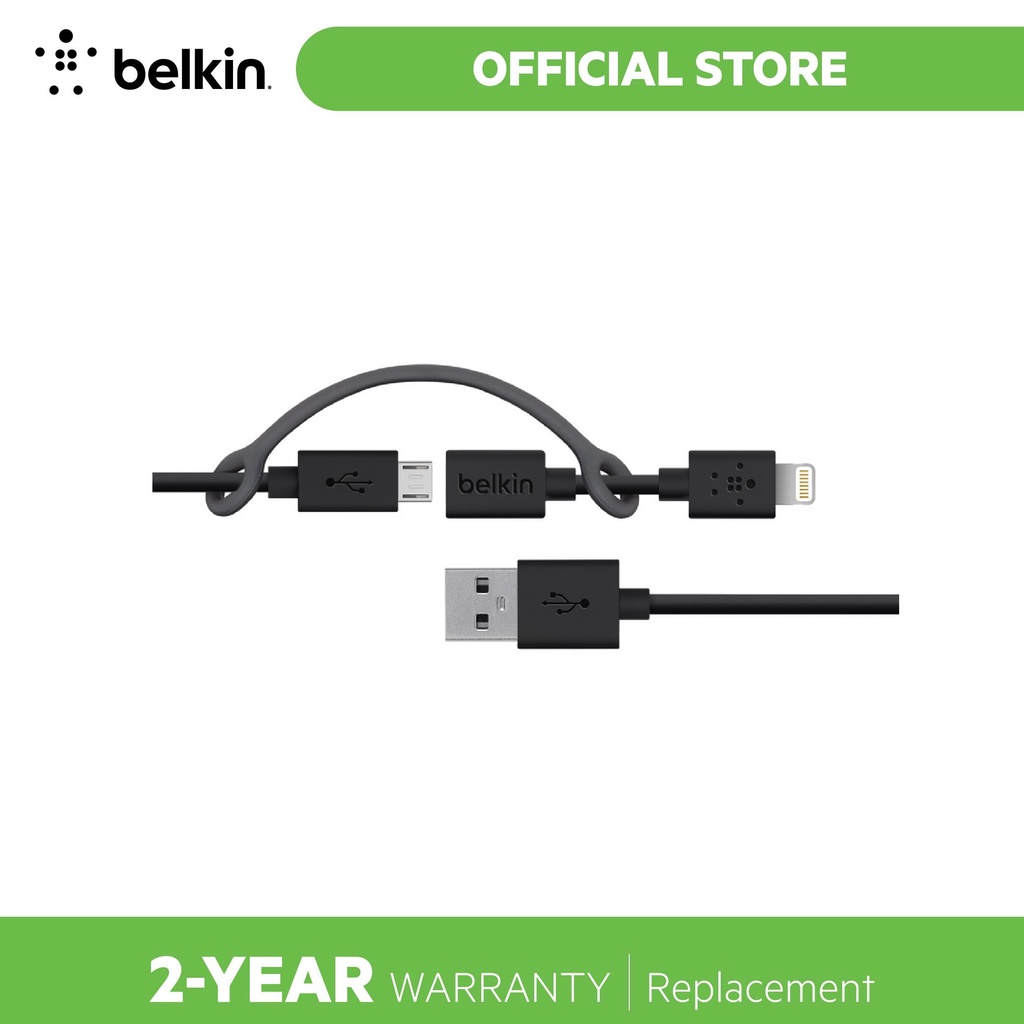Belkin Micro-USB Cable with Lightning connector Adapter | Shopee