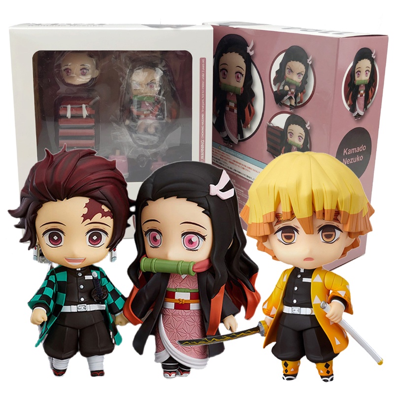 Demon Slayer Zenitsu Agatsuma 1334 Kamado Tanjirou 1193 Nezuko 1194 PVC ...