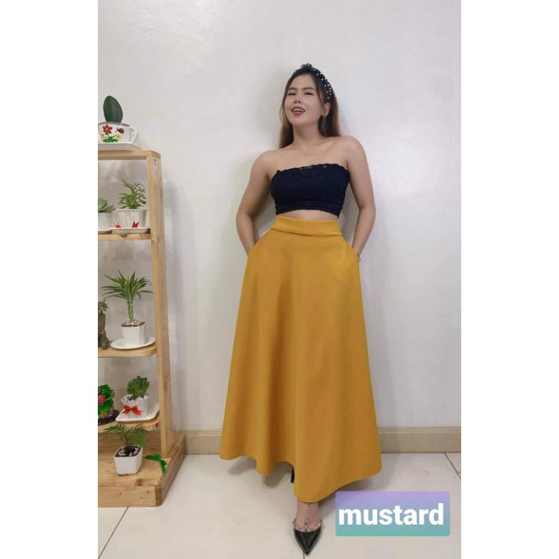 Mustard 2025 neoprene skirt