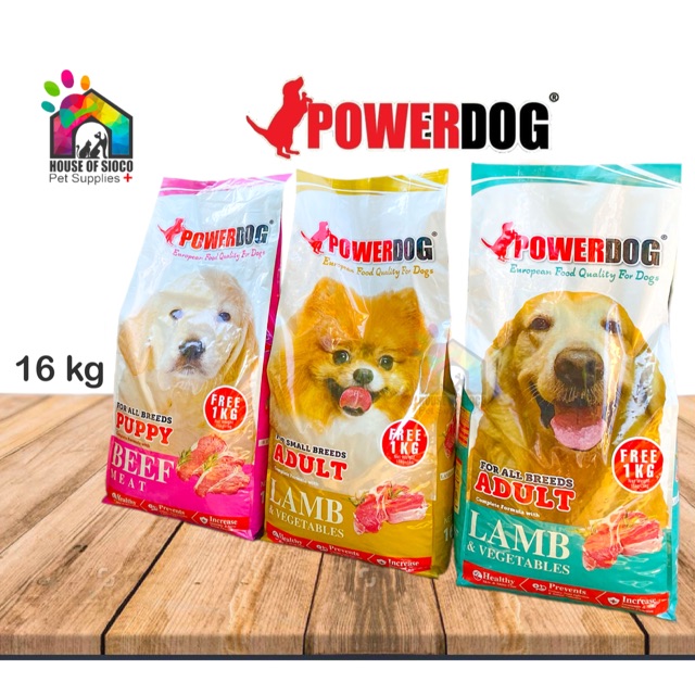 Powerdog Puppy Adult Dog Dry Food 16kg