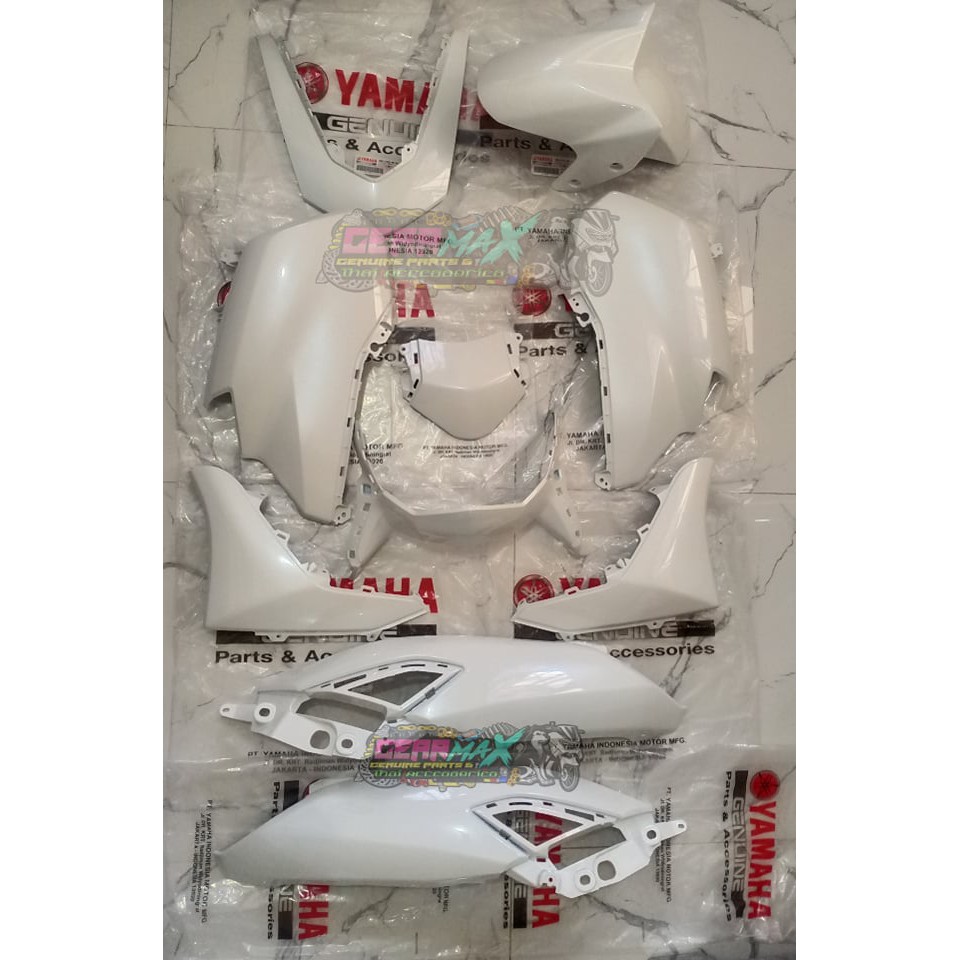 YAMAHA KAHA SET PEARL WHITE / FERRARI RED NMAX V2/ NMAX V2.1 - GENUINE ...