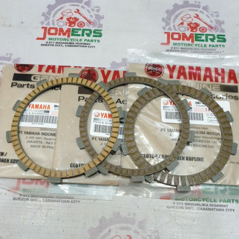 MT15 / R15 V3V4 / XSR155 CLUTCH LINING SET ( 3PCS ) GENUINE ( mel