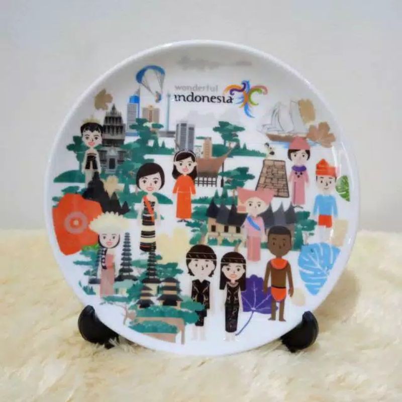 Indonesian Souvenir Display Plate 20cm Shopee Philippines