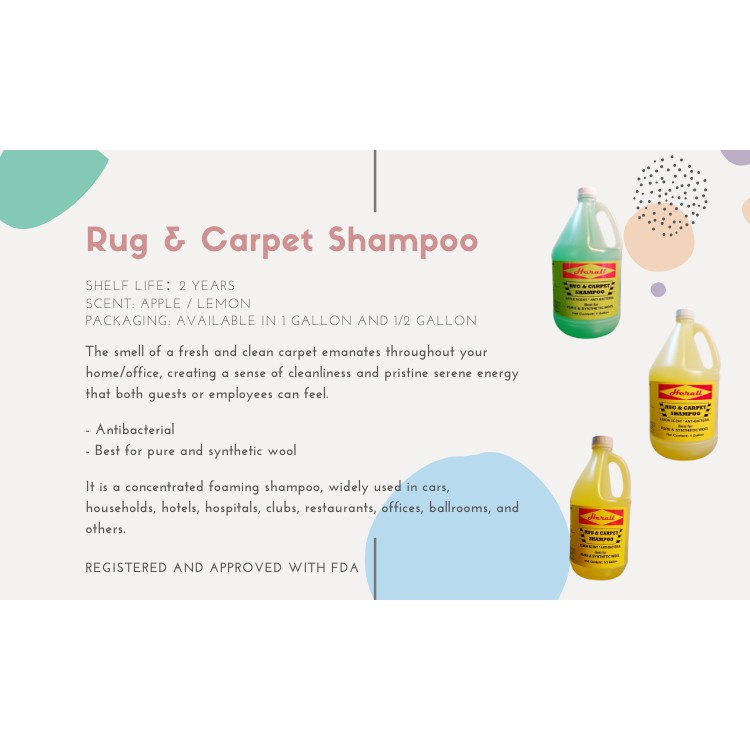Rug & Carpet Shampoo 1 Gallon Shopee Philippines