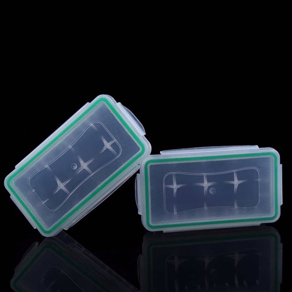 18650 Battery Case Holder Storage Box Hard Wear-resistant Plastic Case ...