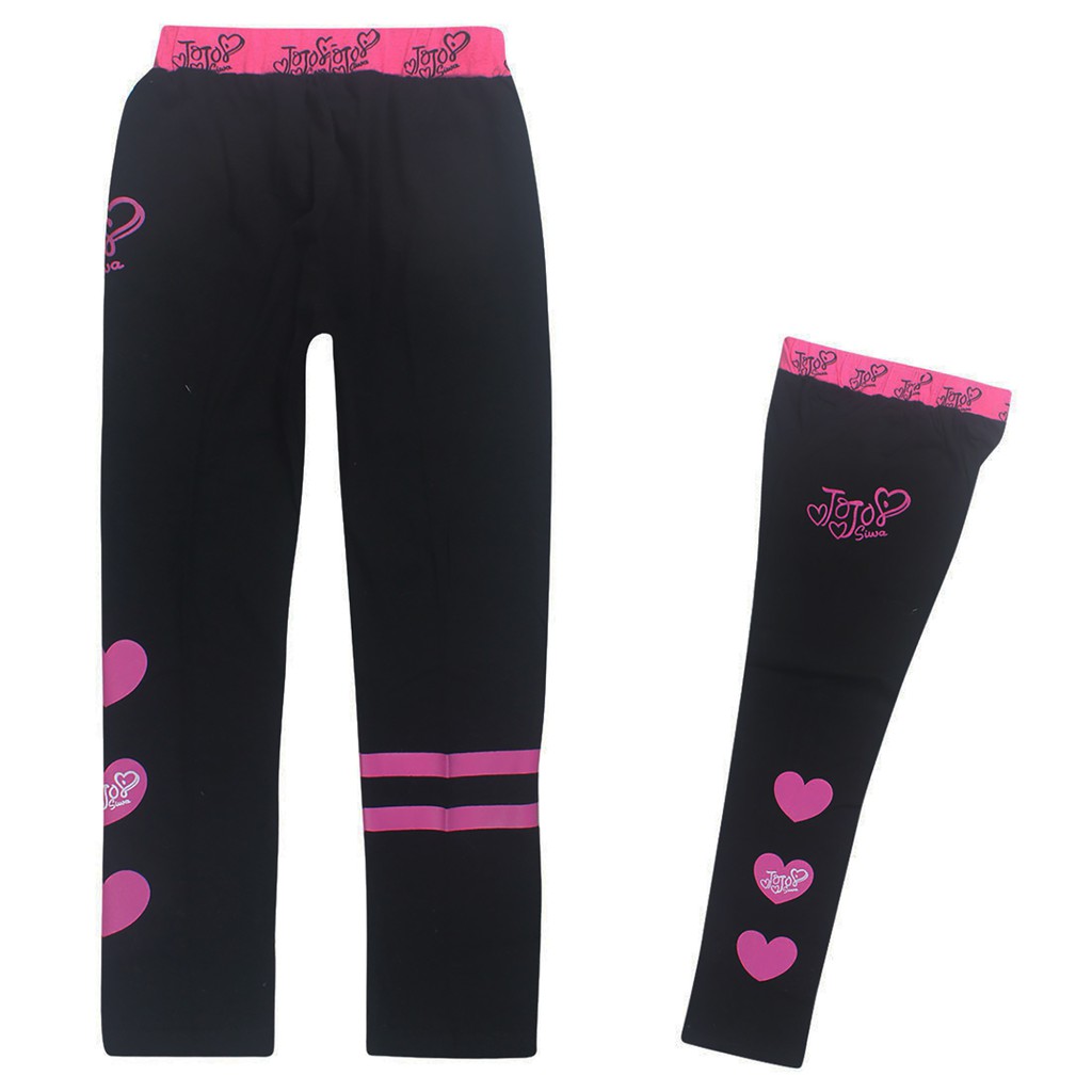 JoJo Siwa Pants for Kids Girl Casual Heart Print Sports | Shopee ...