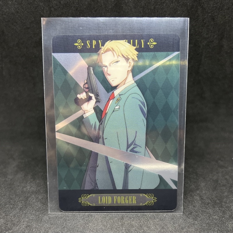 Bandai Metallic Cards - Spy X Family - Loid Anya Yor Forger Cardass ...