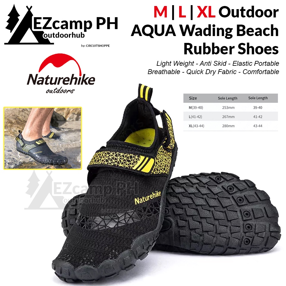 Naturehike Aqua Shoes for Men and Women Unisex Quick Fast Dry Beach