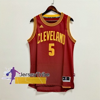 Cleveland Cavaliers #5 J.R. Smith Black Sleeved Jersey