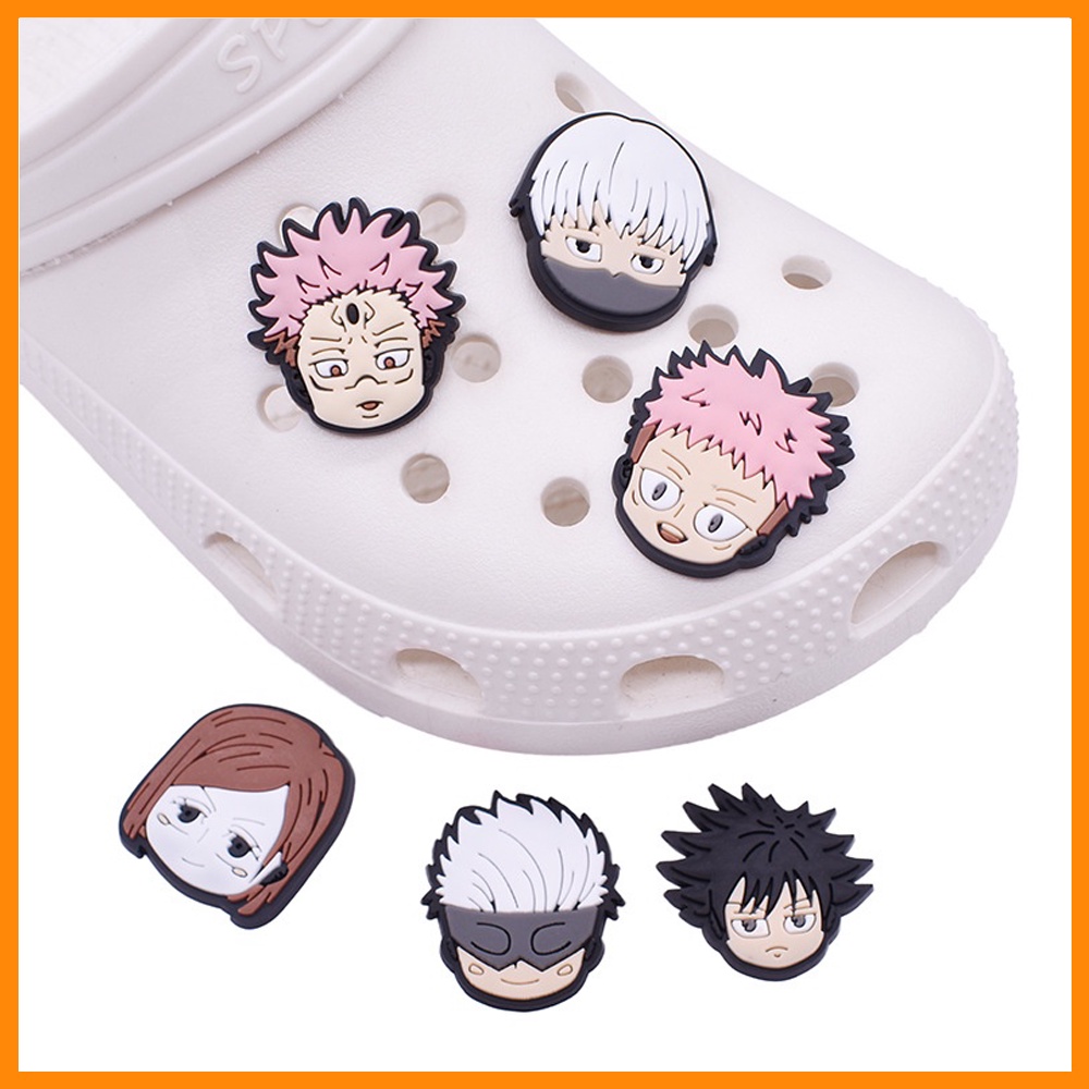 Jibbitz For Crocs Jujutsu Kaisen Pins Diy Shoes Charm Button | Shopee ...