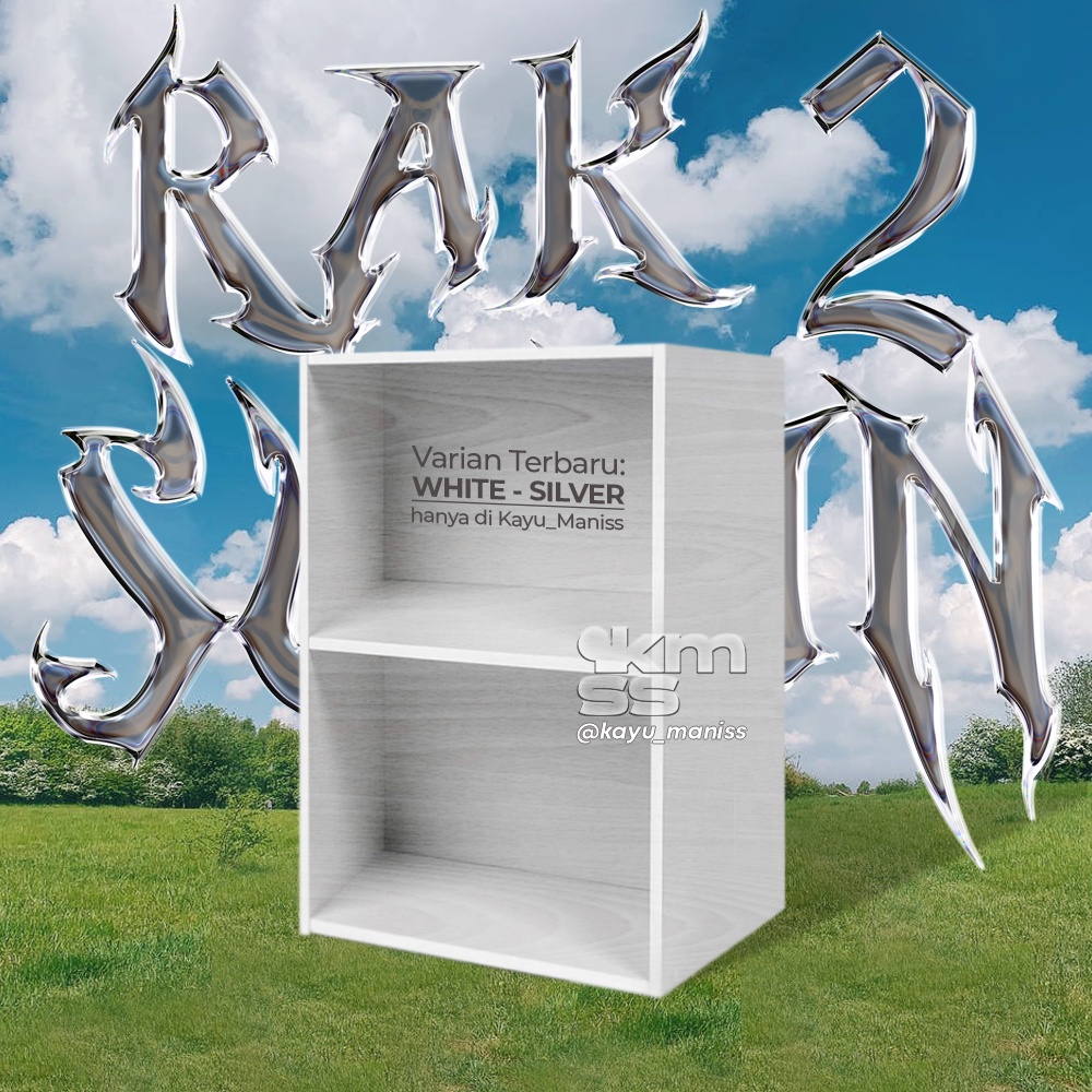 KAYU Bekasi Nakas KPOP 2k Album Korea DIY Cubic Y2K Multipurpose