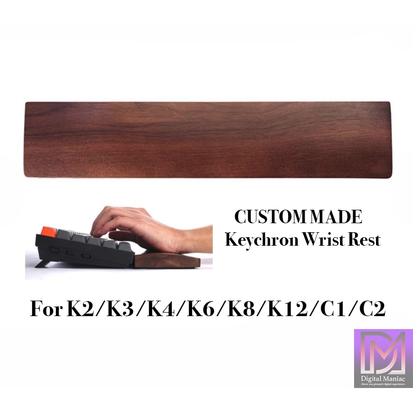 Wooden Hand Rest Keychron Keyboard Suitable for K2/K3/K4/K6/K8/K12/C1