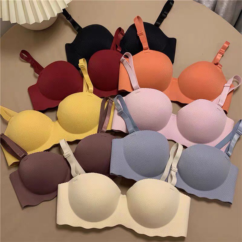 OURLOVE Fashion Women Seamless Bra Seamless Push up Bra Non-Wire Sexy ...