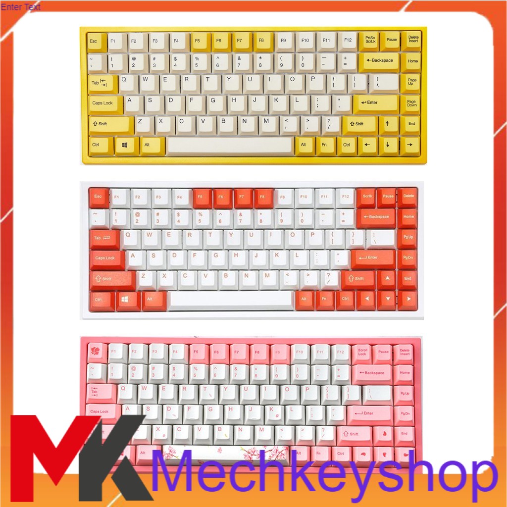 Keycool keycap set 84 PBT keys in Dye Sub for KC84, KQ84, Keychron K2 ...