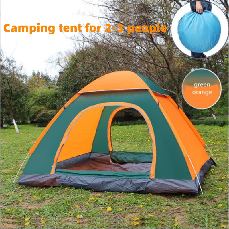Double tent automatic quick opening tent waterproof outdoor dome ...