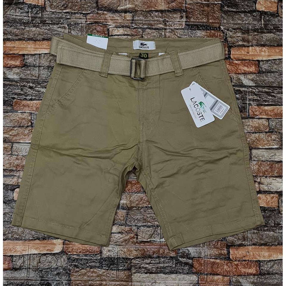 Lacoste cargo outlet shorts