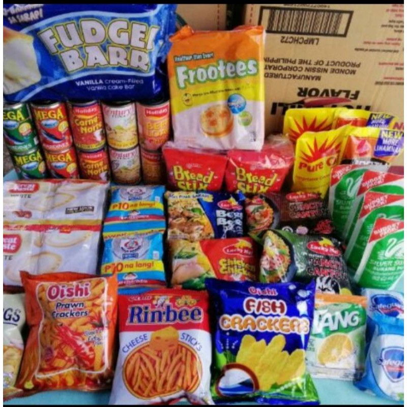 GROCERY PACKAGE ASSORTED PRODUCTS GIFT BUNDLE | Shopee Philippines