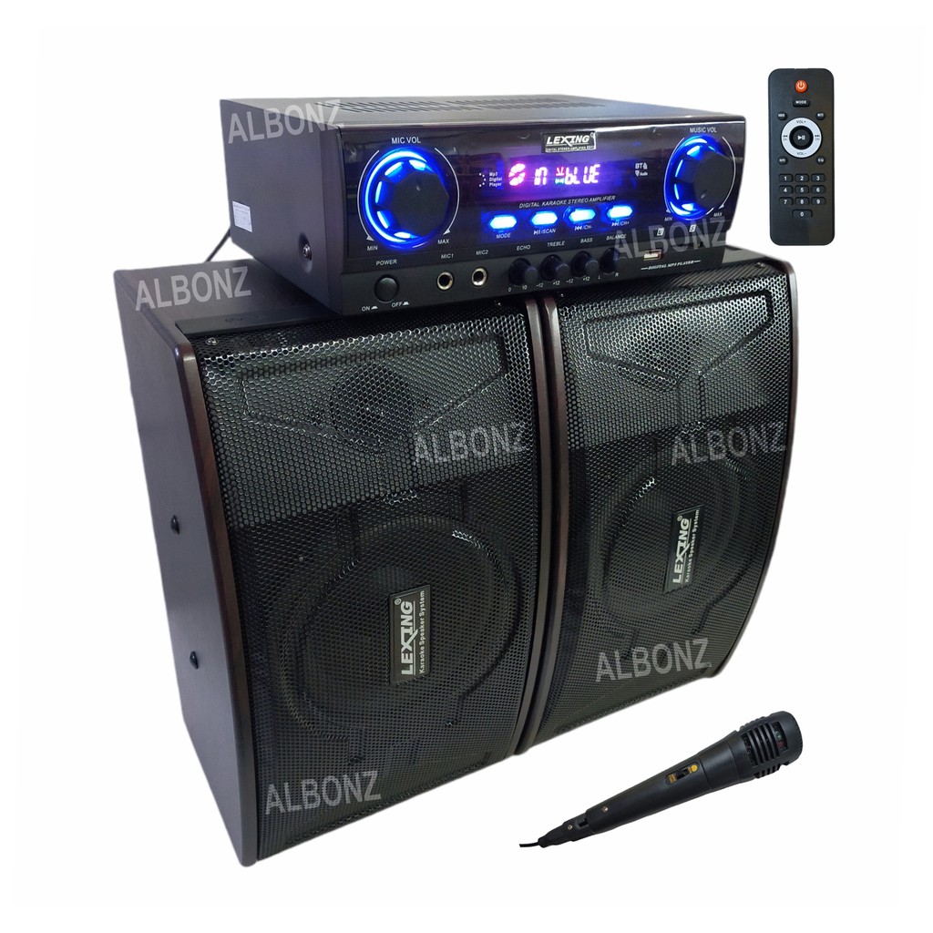 Amplifier best sale speaker set