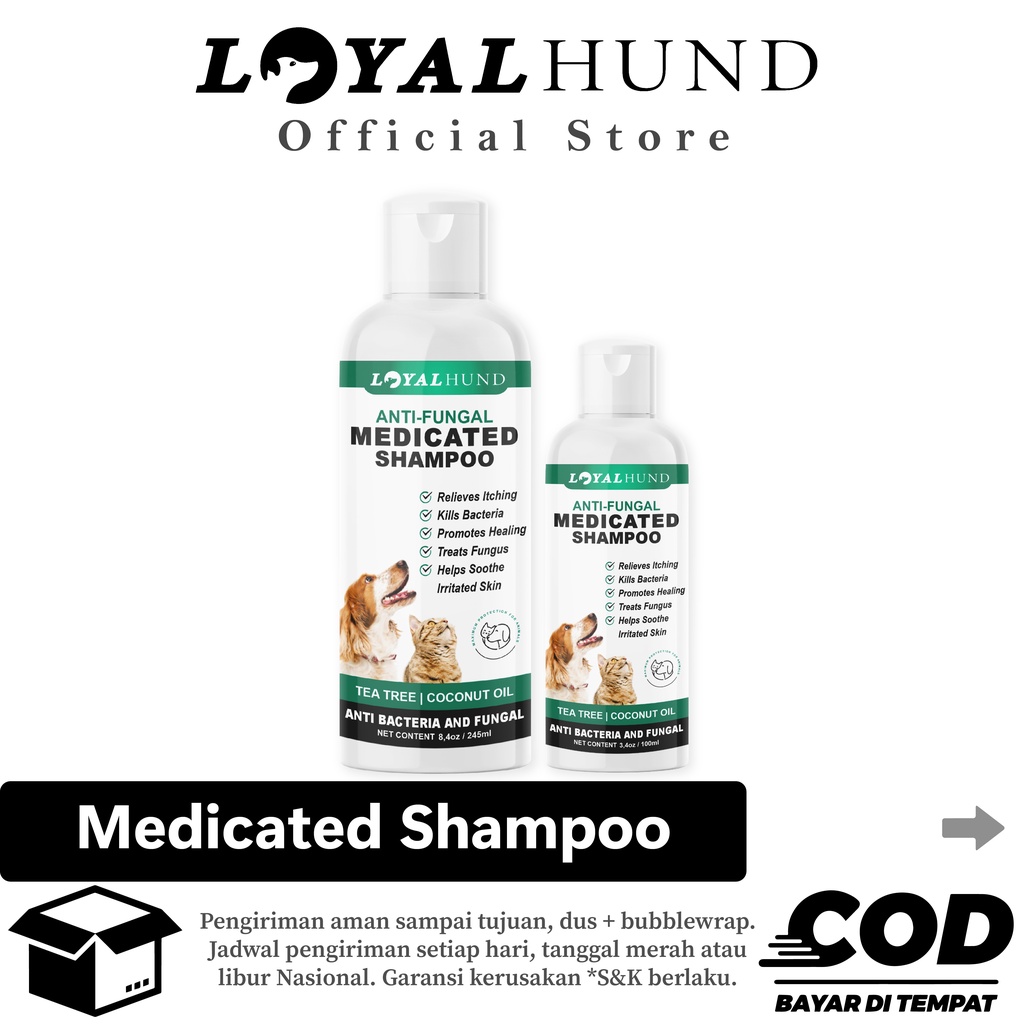 Cat And Dog Shampoo Anti Fungus Bacteria Microbacterial Parasite Skin