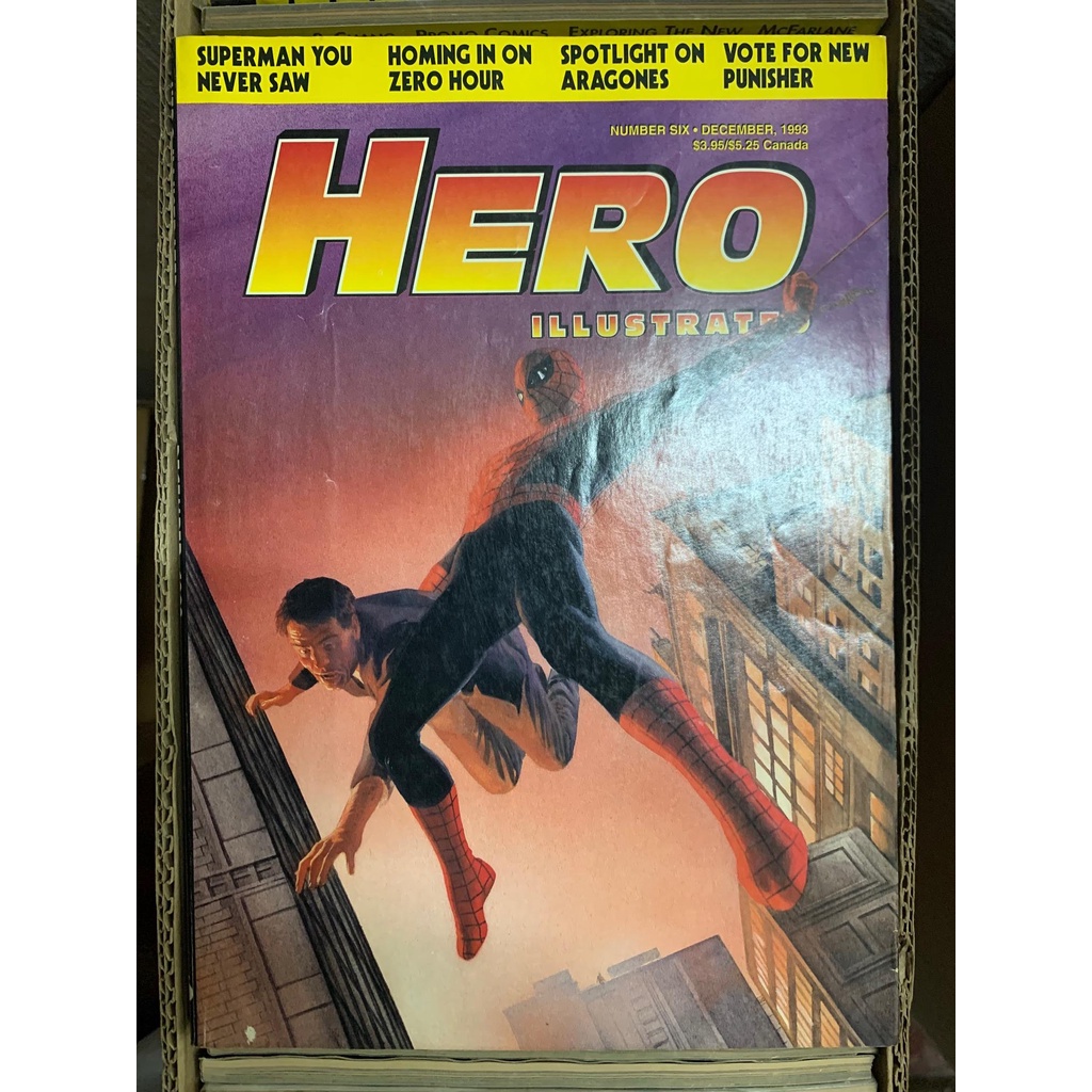 Hero Illustrated Comics Magazine #6 Spider-Man - Alex Ross Cover - Pitt ...