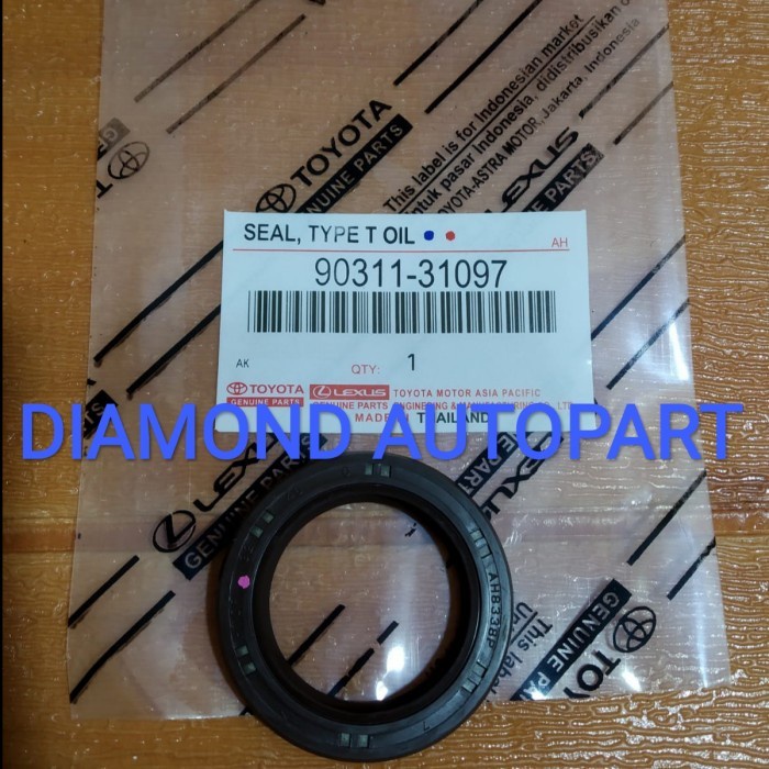Oil SEAL CAMSHAFT AS TOYOTA INNOVA HILUX FORTUNER DIESEL 1KD 2KD