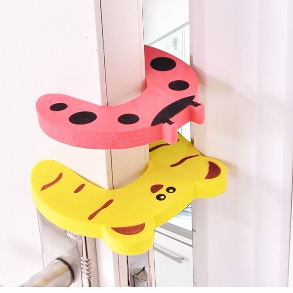 Baby Cartoon Safety Door Stop Eva Door Card Child Safety Door Holder