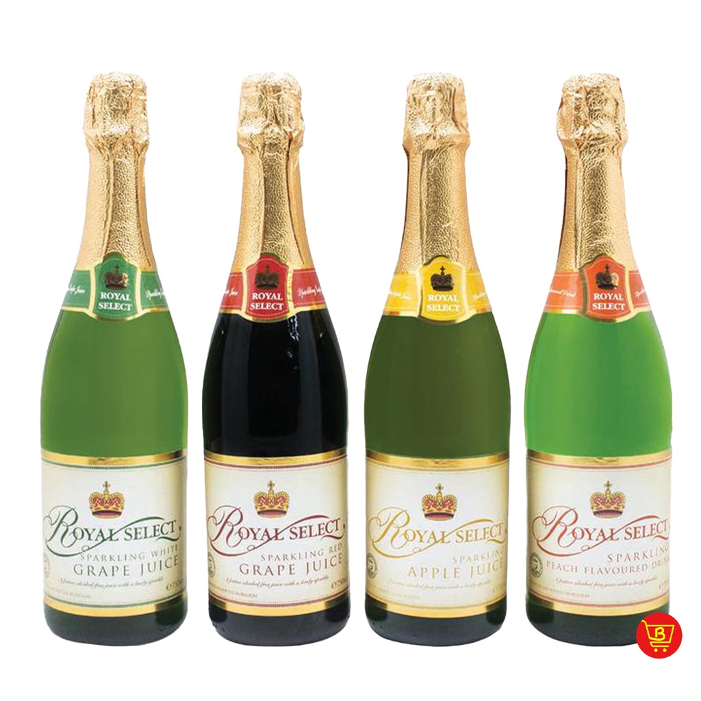 Royal Select Sparkling Juice (Red Grape | White Grape | Apple | Peach ...