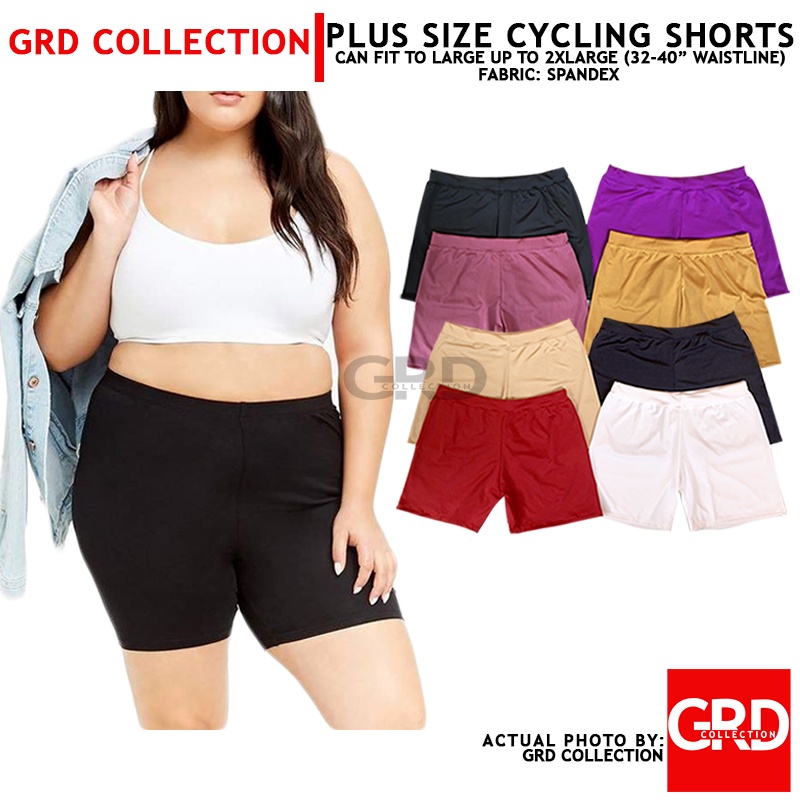 GRD L XL 2XL 3XL 4XL Plus Size Cycling / Boyleg Shorts Shopee Philippines
