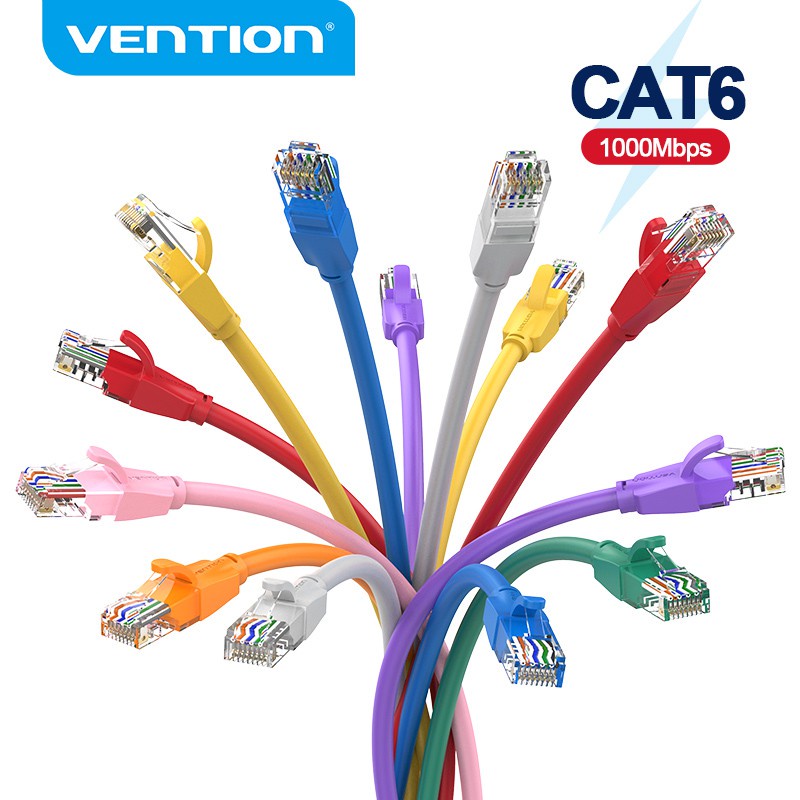 Vention CAT6 Cable High Speed Gigabit 1000Mbps RJ45 UTP Patch