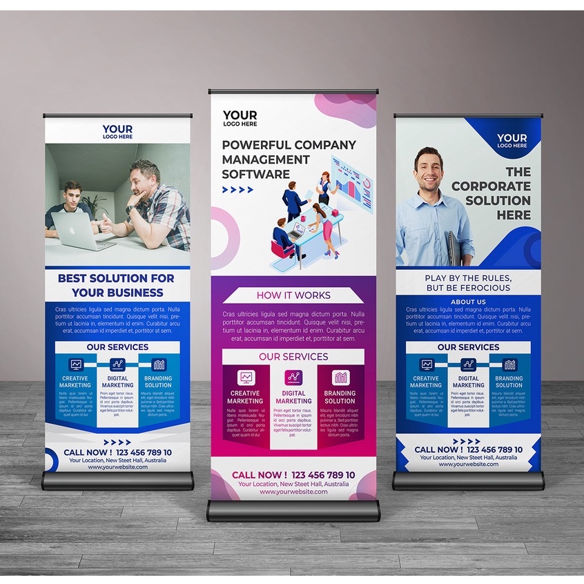 Customized Roll Up Banner with Tarp Shopee Philippines