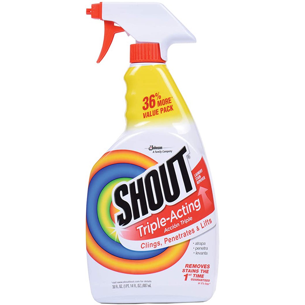 Shout Laundry Stain Remover 14 oz, Stain Remover & Softener