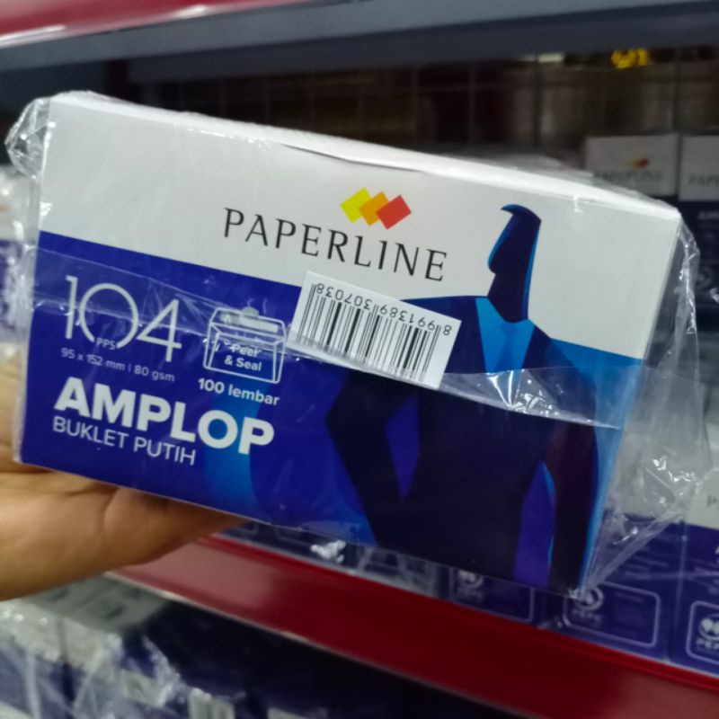 Paperline Envelope 104 PPS 100 Sheets Plain White Booklet | Shopee ...