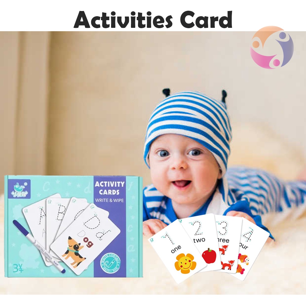 Activities Card Flash Cards Preschool Early Learning Educational ...