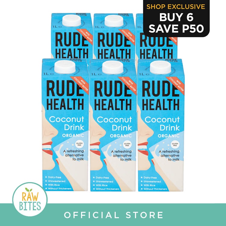 Rude Health Coconut Milk (6 x 1L) Shopee Philippines