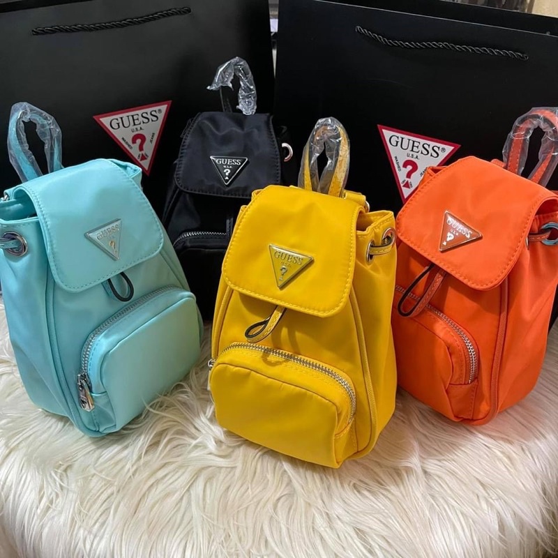 Guess on sale backpack yellow