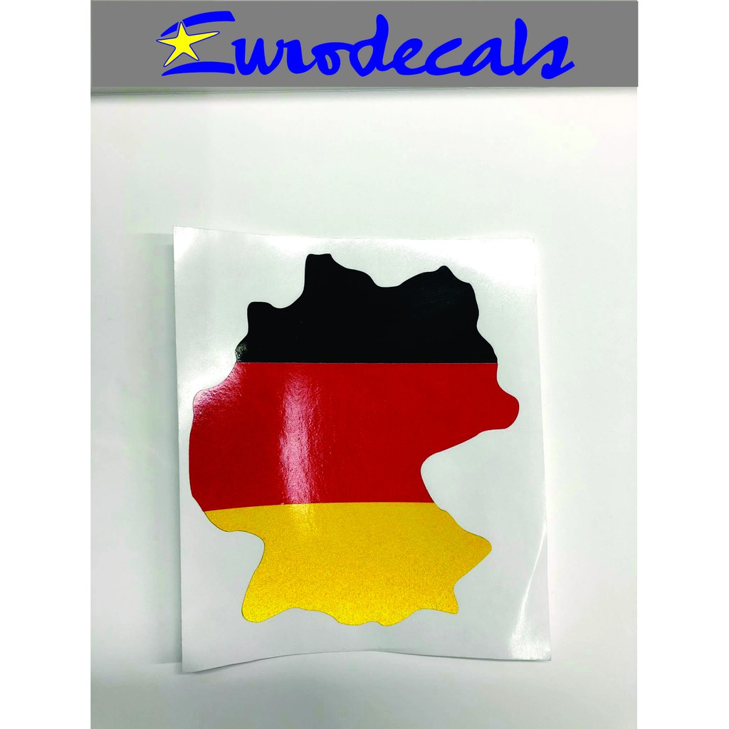 Eurodecals Germany Map Flag Cut out Sticker | Shopee Philippines