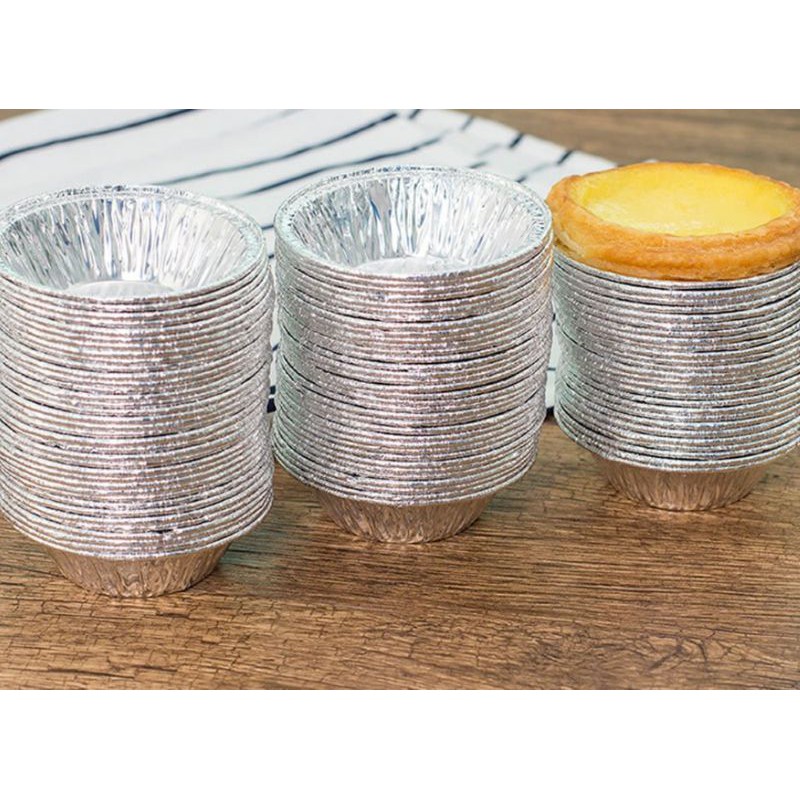 super sale!!!! foil round egg tart molder 300pcs per pack approximately ...