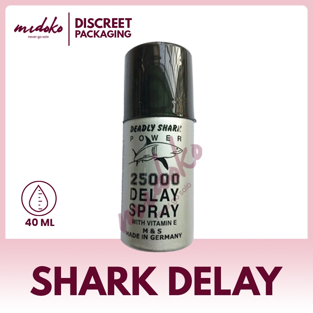 Midoko Deadly Shark 25000 Delay Spray For Longer Lasting Sex | Shopee  Philippines