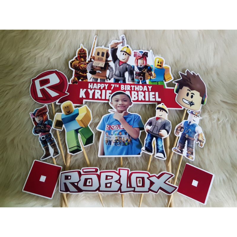 Customized Roblox Themed Cake Topper | Shopee Philippines