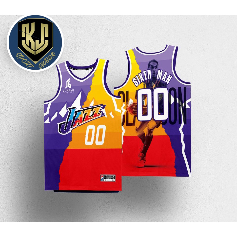 UTAH JAZZ ORANGE VIOLET CONCEPT FULL SUBLIMATION JERSEY Shopee Philippines